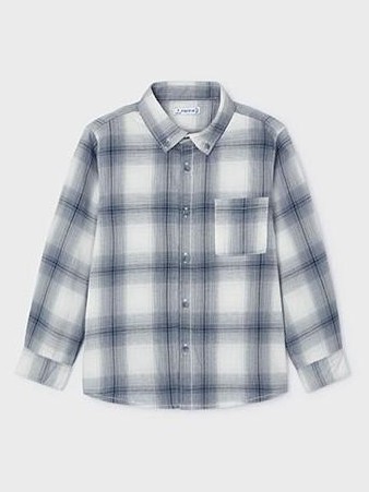 Mayoral Camisa Cuadros 15-04114-086 Cloudy 
