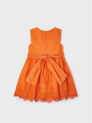 Mayoral vestido bordado 24-03917-062 Naranja [4]