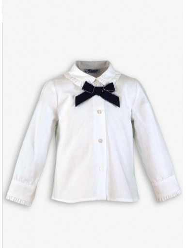 Miranda Conjunto Infantil ceremonia Blusa Blanca  y Pichi Rojo "Blue Ivy" 0232/2P [3]