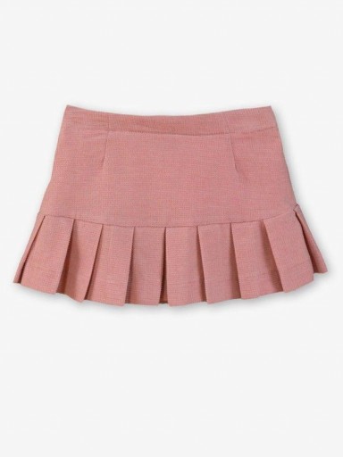 Miranda Conjunto Infantil Camiseta Blanca y Falda Tablas Rosa Palo "Taylor" 0225/2F [5]