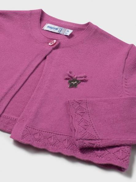 Mayoral Rebeca tricot basica Cuello redondo 25-00302-039 Malva [2]