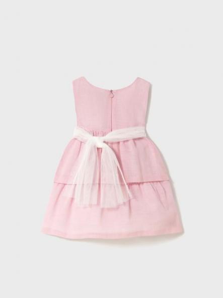 Mayoral Vestido ceremonia  Fajin Flores 25-01911-041 Rosa [1]