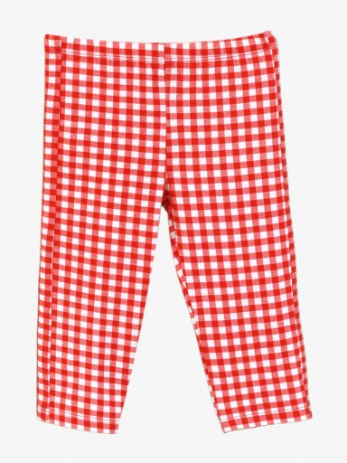 Miranda Conjunto Infantil camiseta detalles rojo pantalon cuadro Vichy "Flor de Cerezo" 0625/23 [6]