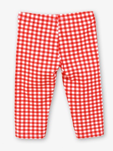 Miranda Conjunto Infantil camiseta detalles rojo pantalon cuadro Vichy "Flor de Cerezo" 0625/23 [7]