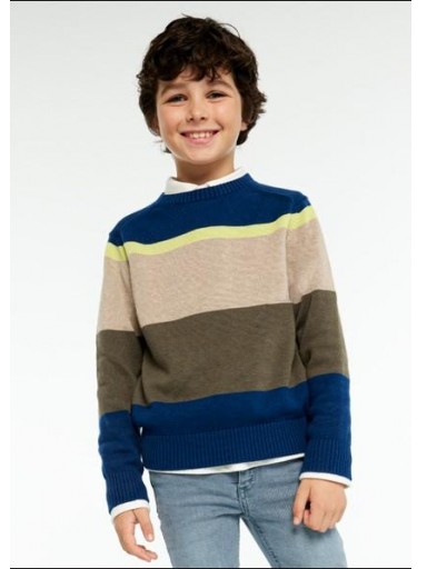 Mayoral Jersey Punto Franjas 14-07393-065 Laguna