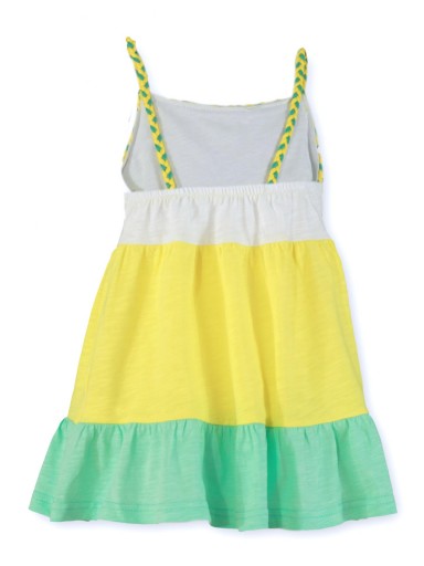 Miranda Vestido Infantil Tirantes Franjas "Lila" 0802/V [2]