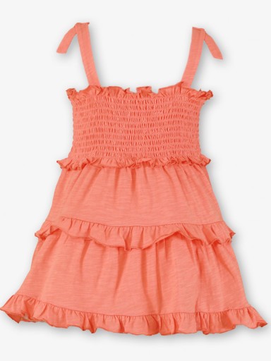 Miranda Vestido Infantil Tirantes Naranja Cuerpo Elástico "Verbena" 0808/V [2]