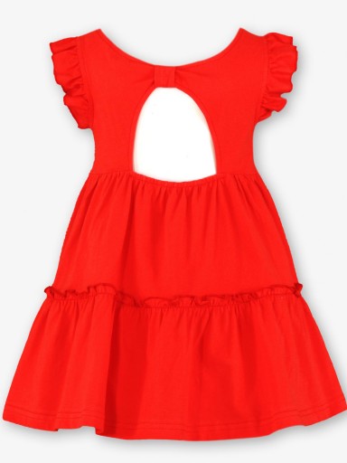 Miranda Vestido Infantil Algodón Rojo Sin Mangas Cerezas "Melissa" 0815/V [2]
