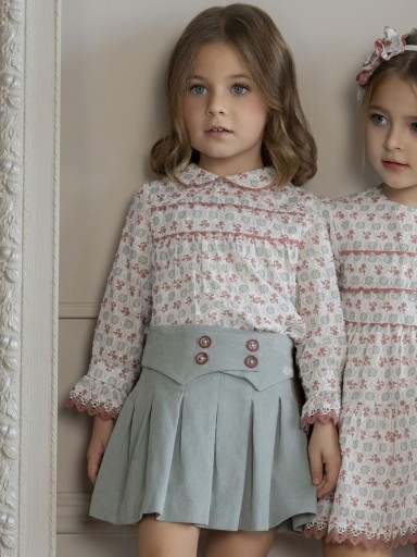 Miranda Conjunto Infantil Blusa y Falda "Evolett" 0255/2F [1]