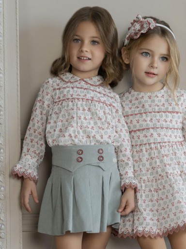 Miranda Conjunto Infantil Blusa y Falda "Evolett" 0255/2F [2]