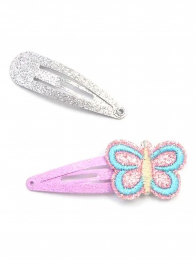 Inca pack 4 clips Brillantina mariposa  9156 [1]