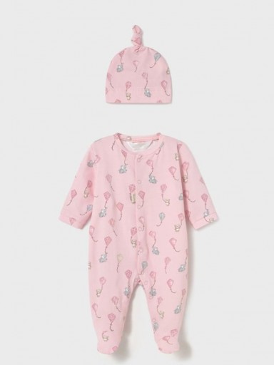 Mayoral pijama con gorro 25-01706-095 Rosa