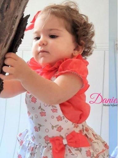 Daniesty Ranita Bebé Estampado Floral Lazada Blusa Coral Familia ANDREA