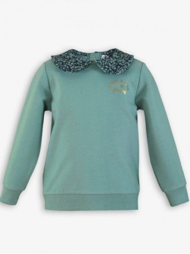 Miranda Sudadera infantil  Verde Amour Des Fleurs "Eloise" 0625/1
