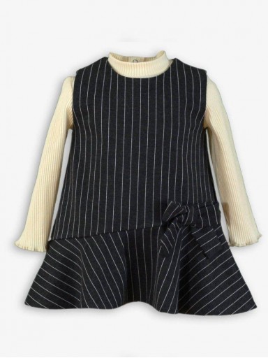 Miranda Conjunto Pichy Rayas Camiseta Cuello Alto "Faith" 0147/2P [0]