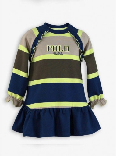 Miranda Vestido Infantil Tipo Sudadera Rayas 1412/V [1]