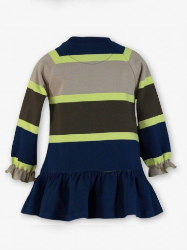 Miranda Vestido Infantil Tipo Sudadera Rayas 1412/V [2]