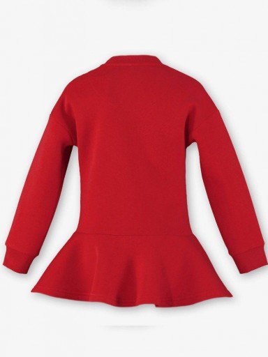 Miranda Vestido Infantil Tipo Sudadera Rojo Empolvado 1404/V [2]