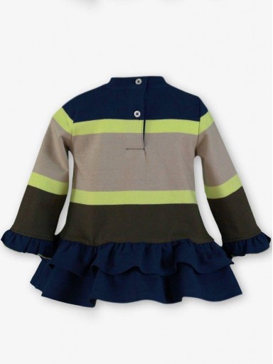 Miranda Vestido Bebe Tipo Sudadera Rayas 1212/V [1]