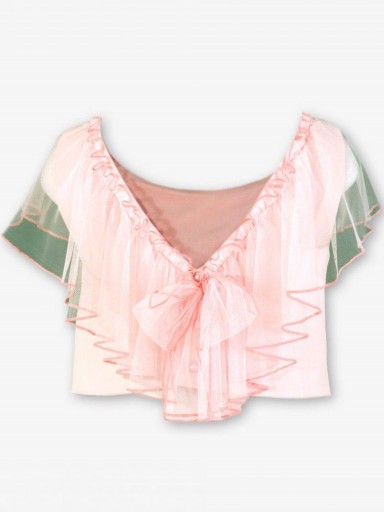 Miranda Conjunto Niña Blusa  y Falda Gasa Rosa "Anahí" 0324/2F [4]
