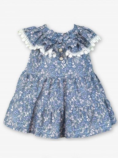 Miranda Vestido Bebe Estampado Flores Cuello "Madreselva" 0148/V [4]
