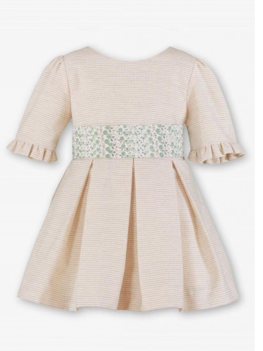 Miranda Vestido Infantil Ceremonia Fajín Estampado "Narciso" 0241/V [5]