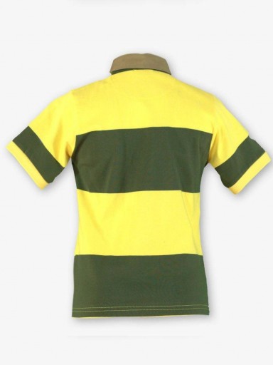 Miranda Polo Infantil Niño Franjas Amarillo y Verde "Eléboro" 1311/P [2]