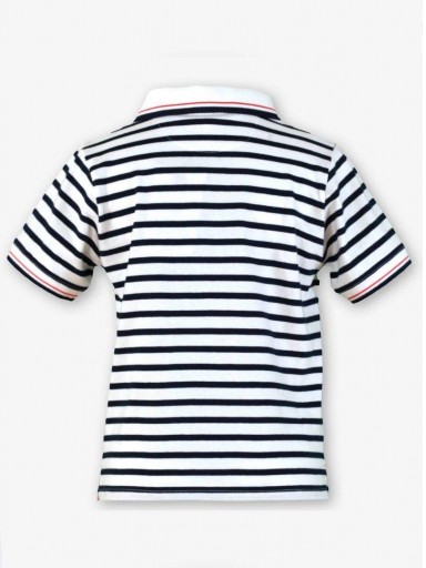 Miranda Polo Infantil Niño rayas Blanco y Marino "Madreselva" 1302/P [2]