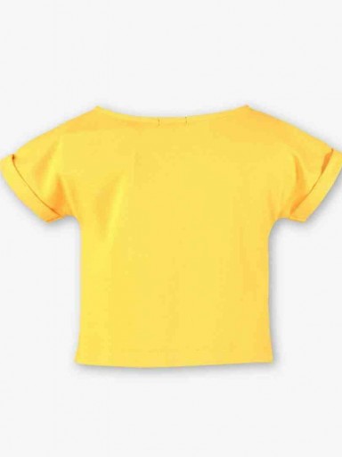 Miranda Conjunto Infantil Camiseta Amarilla Lazos "Gazania" 1412/2F [4]