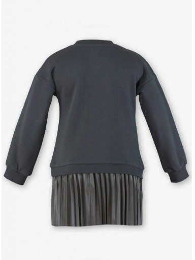 Miranda Vestido Infantil Niña Cuerpo Sudadera Falda Plisada "Anna" 1409/V [2]