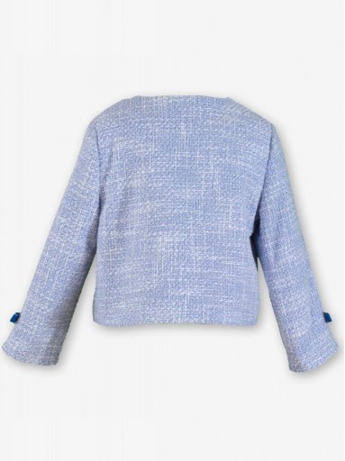 Miranda Conjunto Infantil Chaqueta y Short Tweet Azul Camisa Blanca "Jane" 0234/CH23 [2]