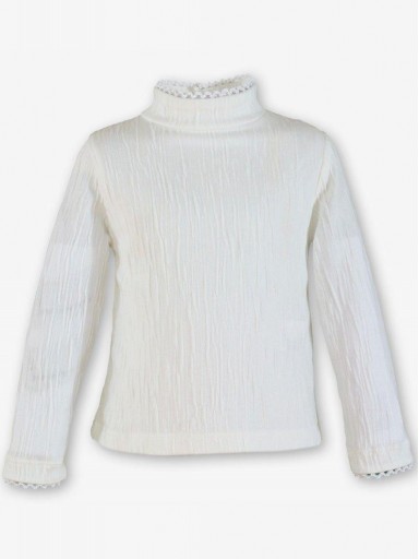 Miranda Conjunto Infantil Chaqueta y Short Tweet Azul Camisa Blanca "Jane" 0234/CH23 [3]