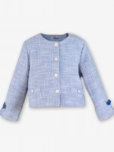 Miranda Conjunto Infantil Chaqueta y Short Tweet Azul Camisa Blanca "Jane" 0234/CH23 [1]