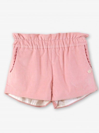 Miranda Conjunto Infantil Blusa Estampada Flores Rosa Short Rosa  "Alicia" 0246/23 [3]