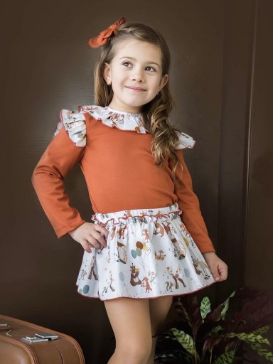 Daniesty conjunto Foret  jersey falda 014