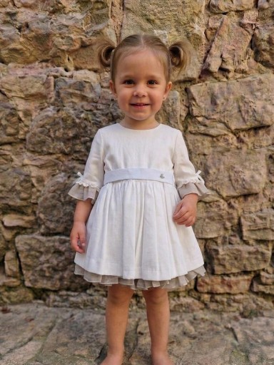 Nekenia Vestido Infantil Cinturon Azul  2421809 [0]