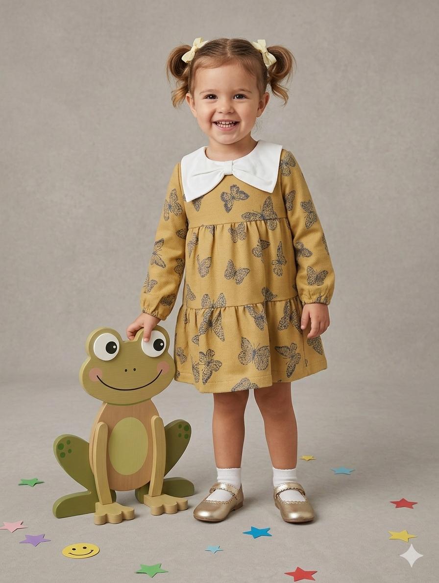 Nekenia Vestido Infantil Mariposas 2211815