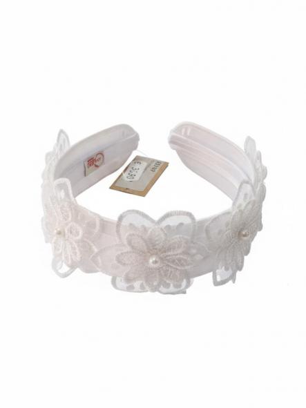 Comunión Diadema floral gasa 11707