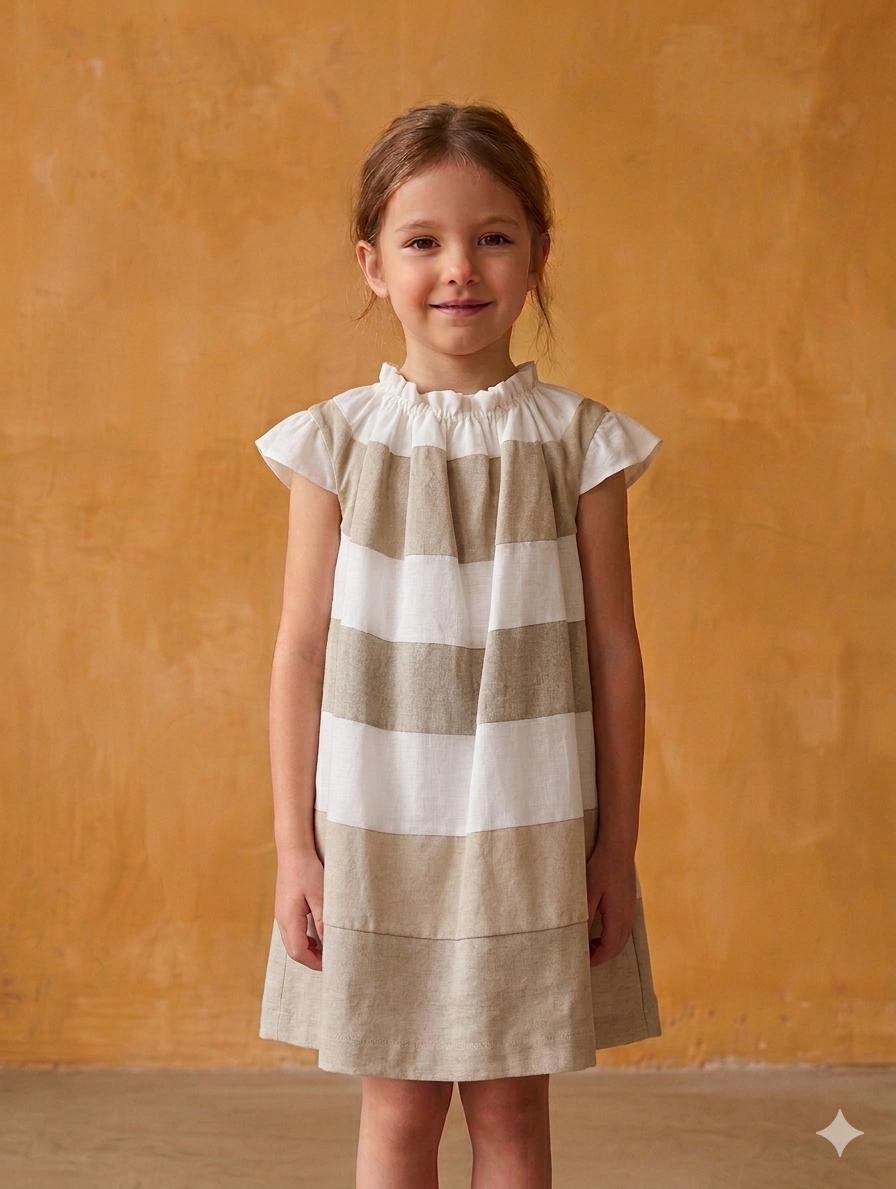 Nekenia Vestido Infantil Evasé Vuelo 24VC30