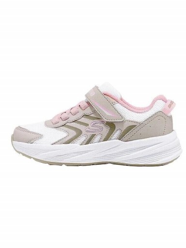 Skechers Deportivos Kids Girls Blanco Rosa Velcro 303642L NTLP
