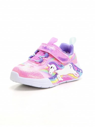 Skechers Deportivo Infantil Luces Unicorn Chaser Gore Sneaker W Adaptive Clousure 302298N PKMT Magical Collection [1]