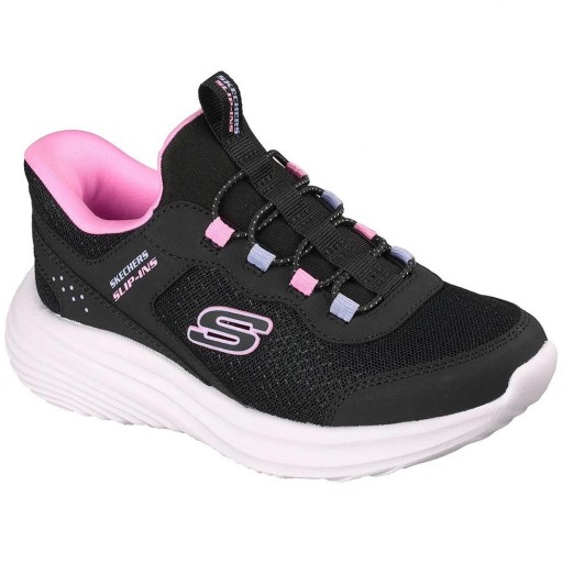 Skechers Deportivo Infantil Bounder Pro Slip-Ins Mesh Sneaker W/ Air-Cooled 303690 BLK [2]