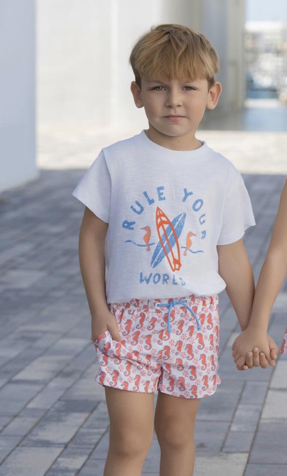 Miranda Bañador Infantil Niño Estampado Caballitos de Mar 0809/B