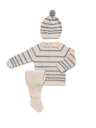 Juliana Vistiendo Bebés Conjunto Polaina 3P  25546