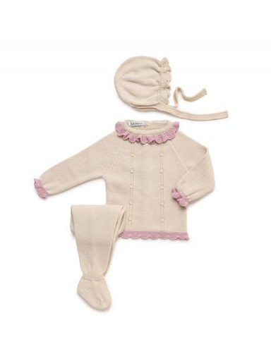 Juliana Vistiendo Bebés Conjunto Polaina 3P 25565 [0]
