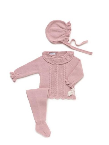 Juliana Vistiendo Bebés Conjunto Polaina 3P 25552