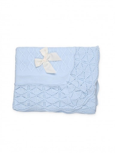 Juliana Chal Lin Rombos Seguidos Punto Ondas Vol.  Celeste 25522 [0]