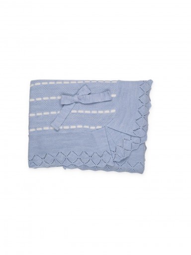 Juliana Chal Recogidas Pasacintas Azul Crudo  25523 [0]