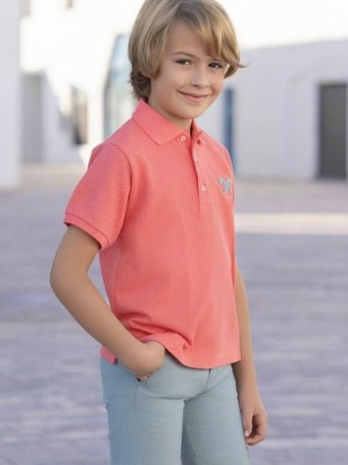 Miranda Polo Infantil Niño Coral "Flor de Azafran" 1304/P [0]