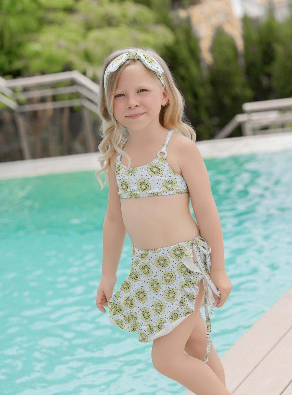 Miranda Bikini Infantil Niña Estampado Kiwi "Escabiosa" 0811/BI